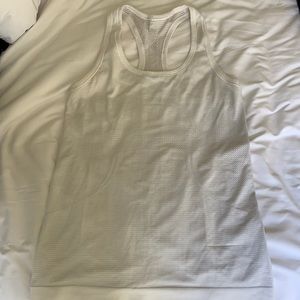 Lululemon Racerback White Tank